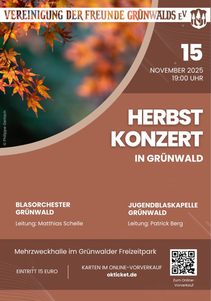 Plakat Herbstkonzert 2025